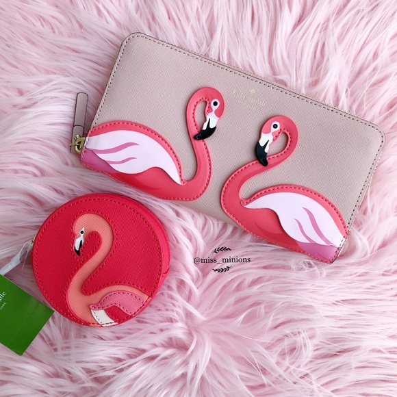 Kate Spade Flamingo Wallet - Picture 2 of 6